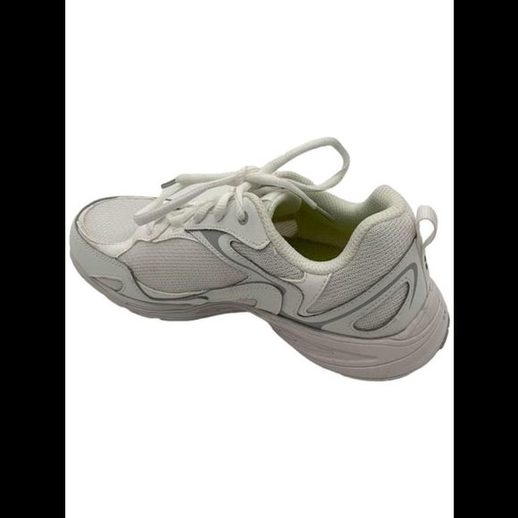 Ryka Leather & Mesh Anatomic Walking Sneaker Standout White - Medium - Picture 3 of 3